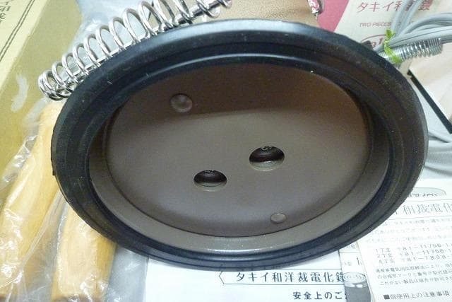 完全未使用 　タキイ和裁電化鏝　ランプ付　和裁こて　和裁コテ　最新　鏝２本付