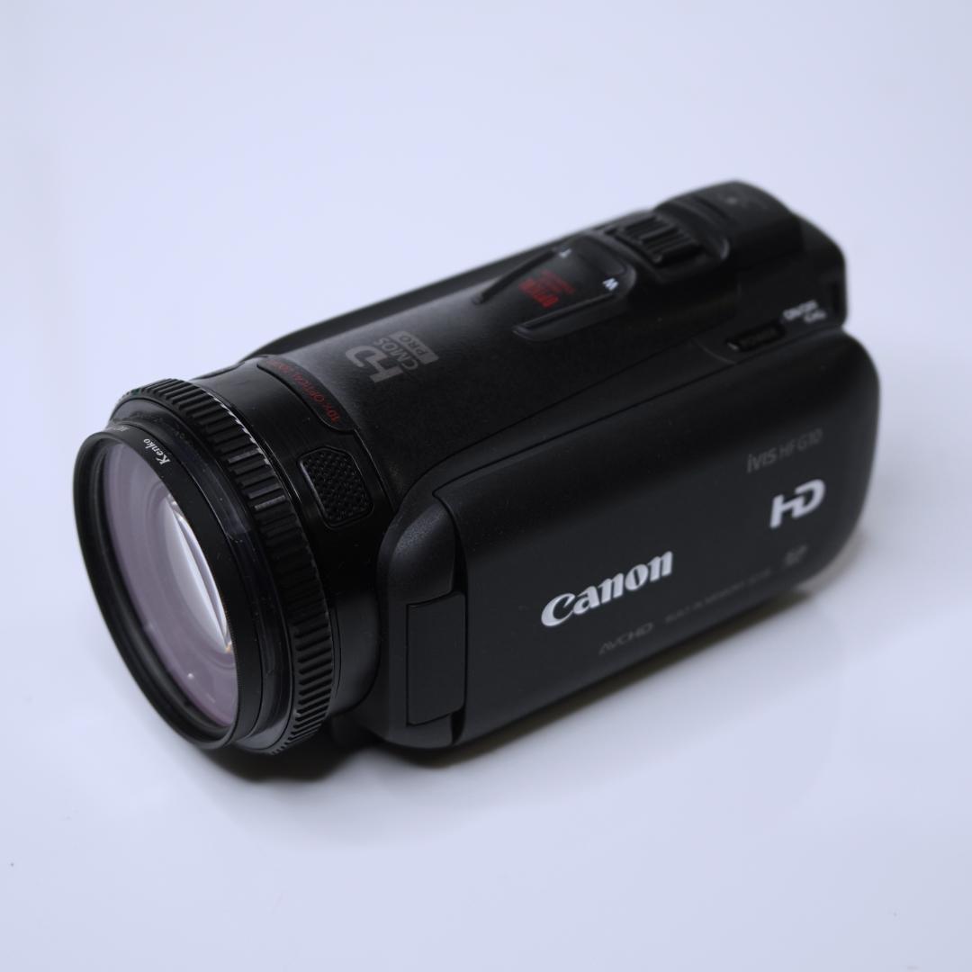 【美品】ビデオカメラ◆Cannon iVIS HF G10
