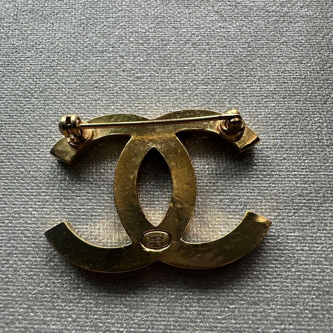 シャネル　CHANEL ブローチ　ゴールド　正規品