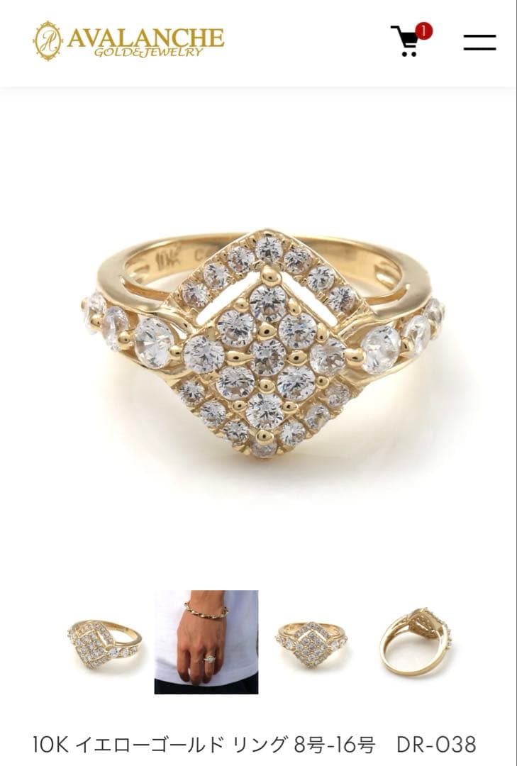 [大人気‼️]AVALANCHEリング