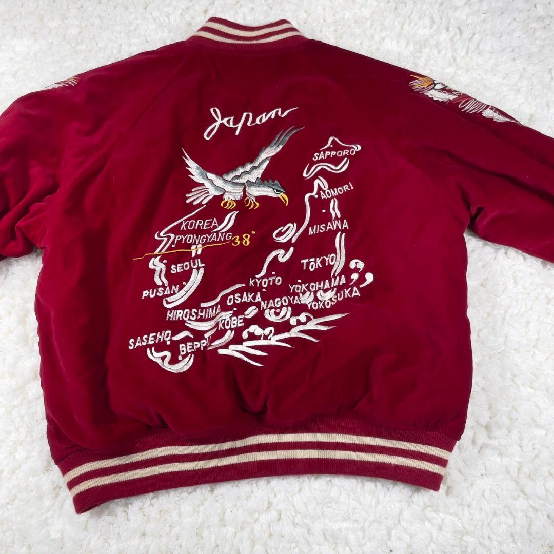 recordings K's FACTORY レコーディング スカジャンF 赤