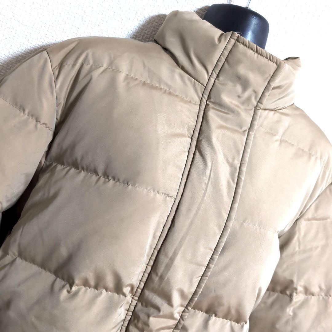 eu12 BURBERRY ベージュ ダウンジャケット　ノバチェック XL相当