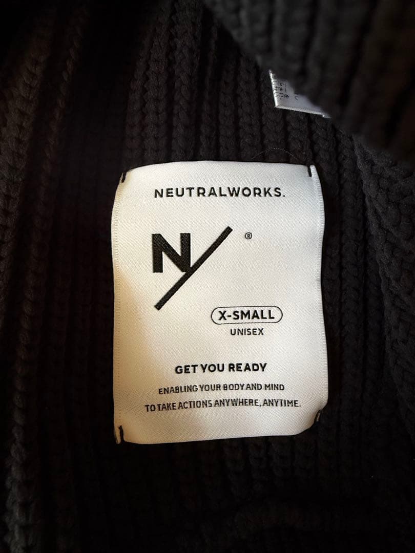 カラミンサ/ ローゲージハーフジップ（ユニセックス）　XSサイズ