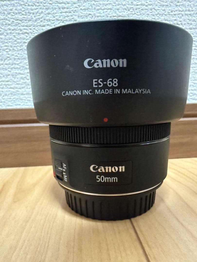 EF50mm F1.8 STM ES-68レンズフード　レンズフィルター付き