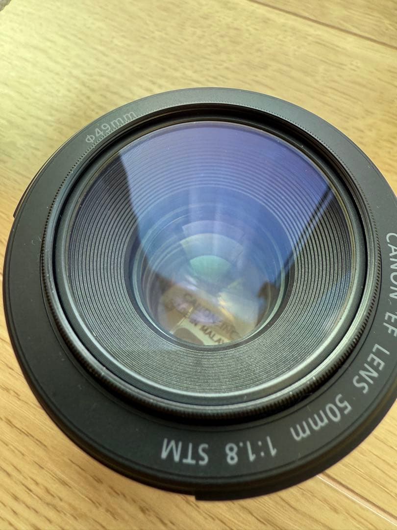 EF50mm F1.8 STM ES-68レンズフード　レンズフィルター付き