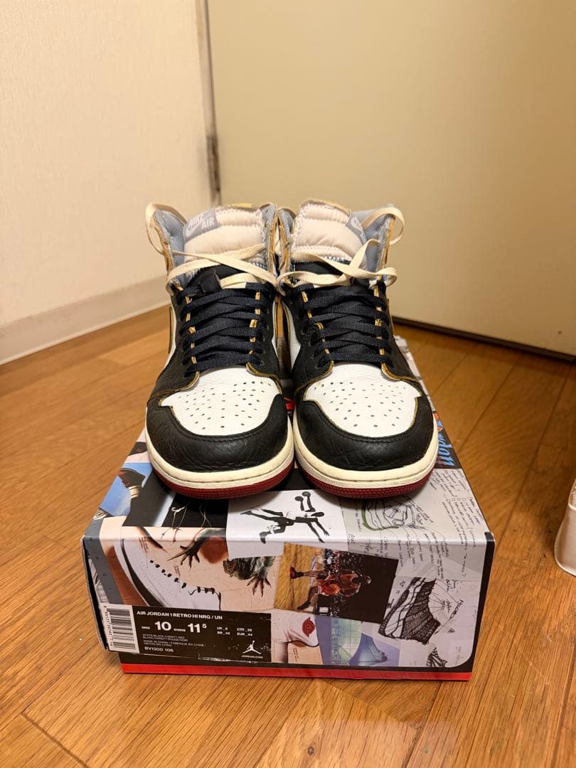 union Jordan 1 つま黒28cm