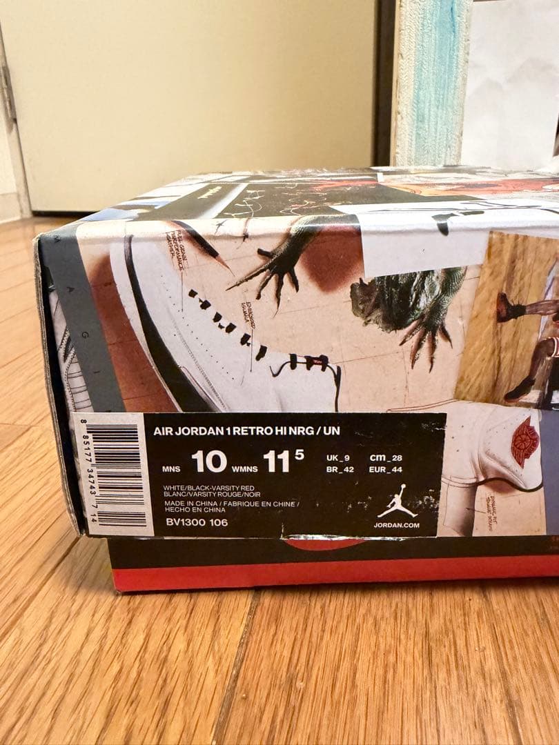 union Jordan 1 つま黒28cm