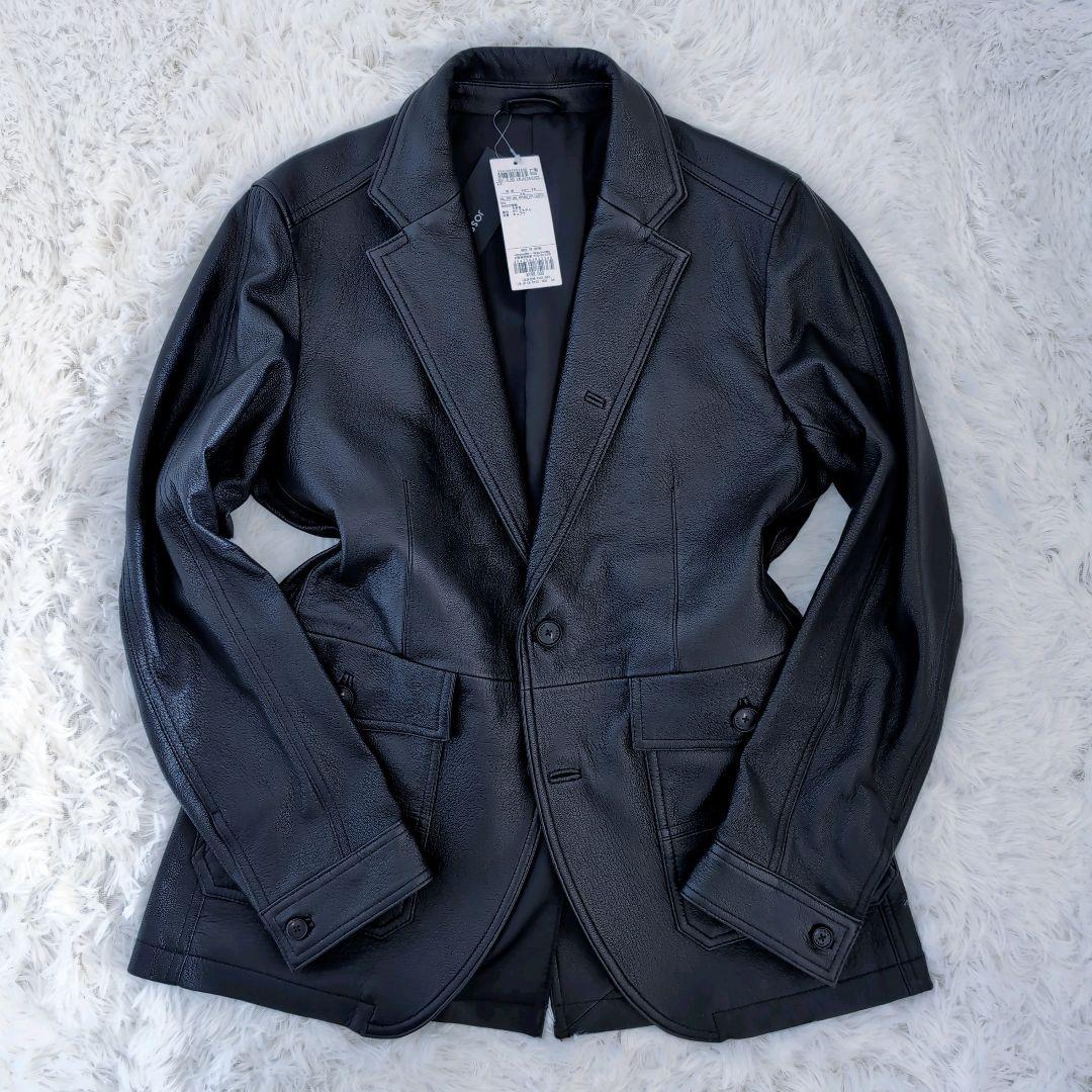 未使用タグ付き✨ ジョゼフオム ライトゴート シュリンクレザージャケット 24年