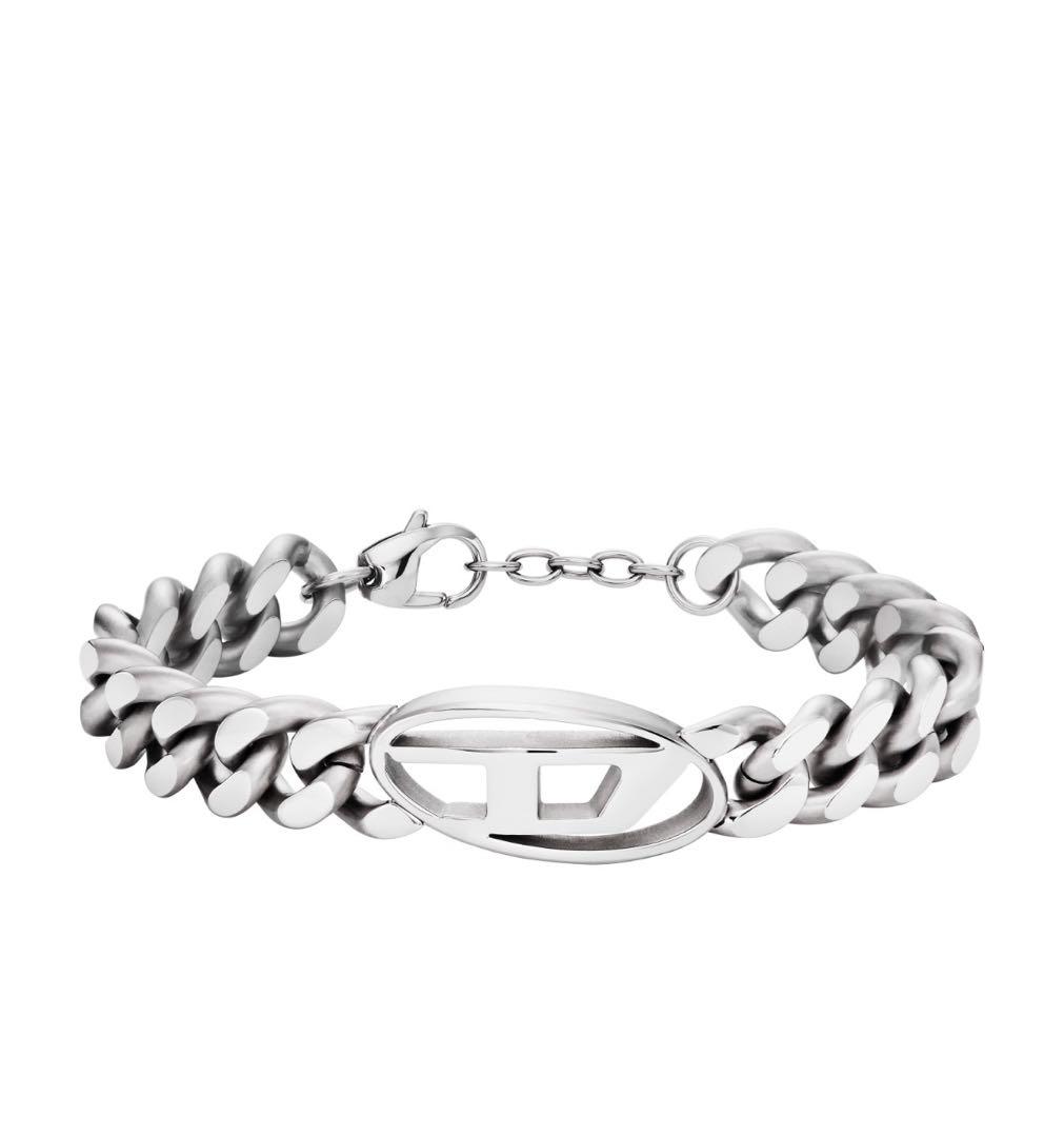 り*ん様 DIESEL DX1432 シルバーチェーンブレスレット