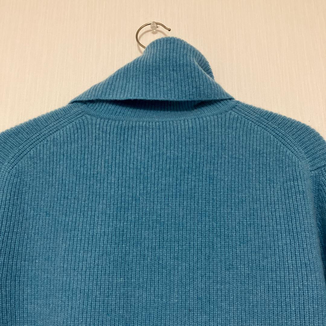 ル*ル様 未使用★クリスチャンオジャール★超高級カシミヤ100ニット9号ブルー
