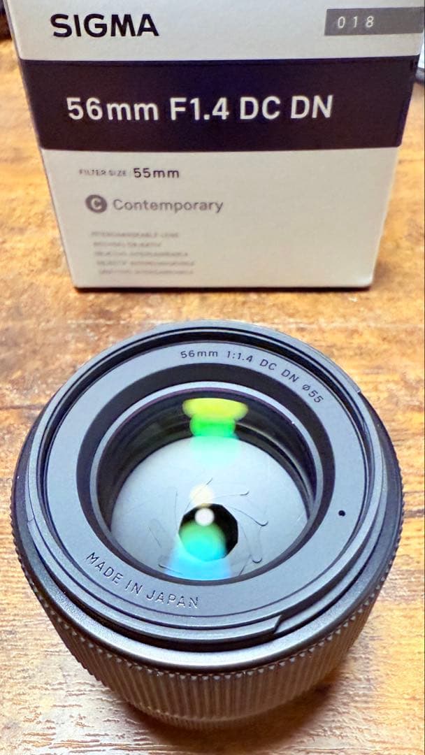 SIGMA 56mm F1.4 DC DN レンズ Xマウント フジフイルム