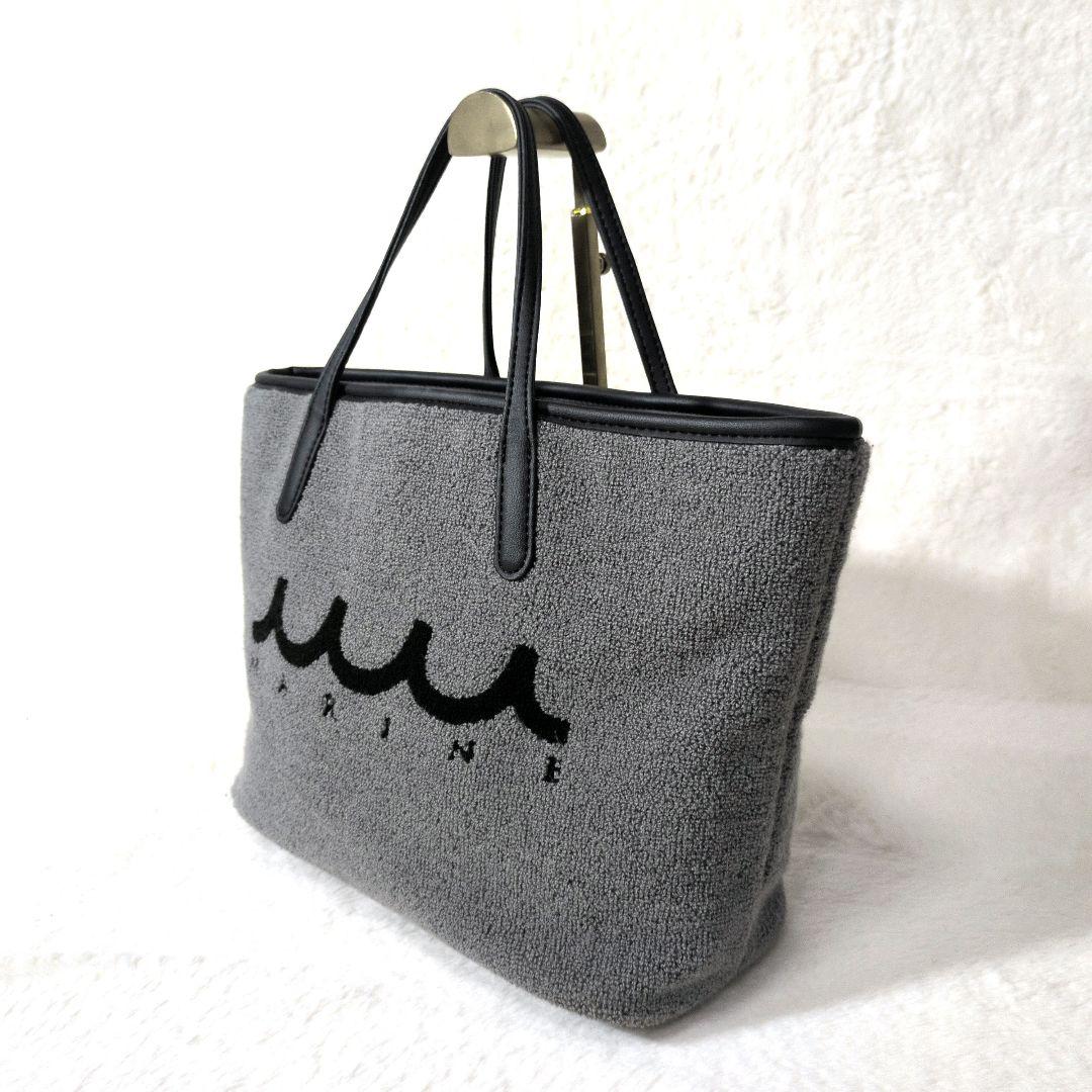 【美品】ムータマリン パイルトートバッグ ユニセックス