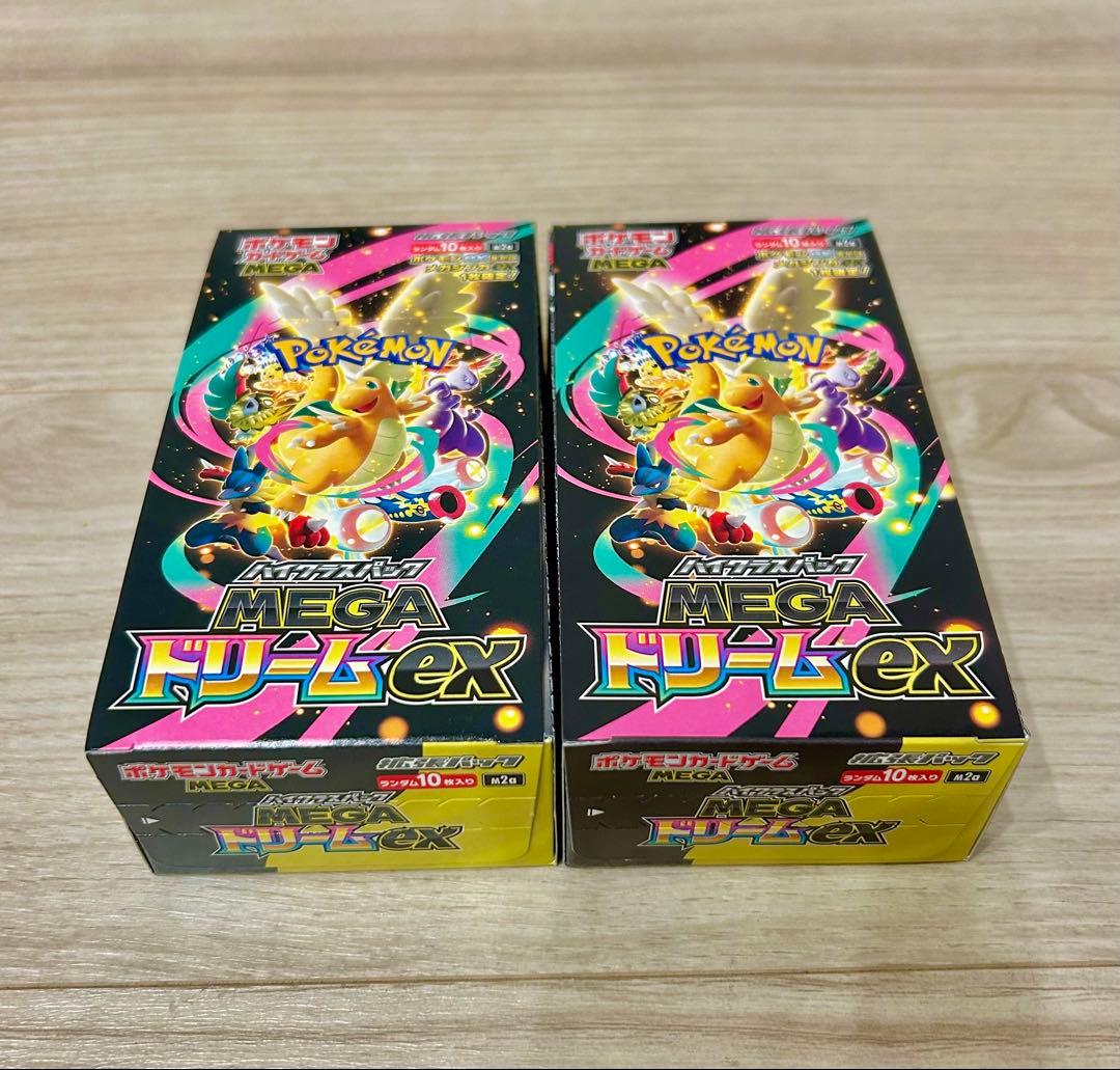 ポケモンカードゲーム MEGAドリームex BOX新品未開封シュリンク無し