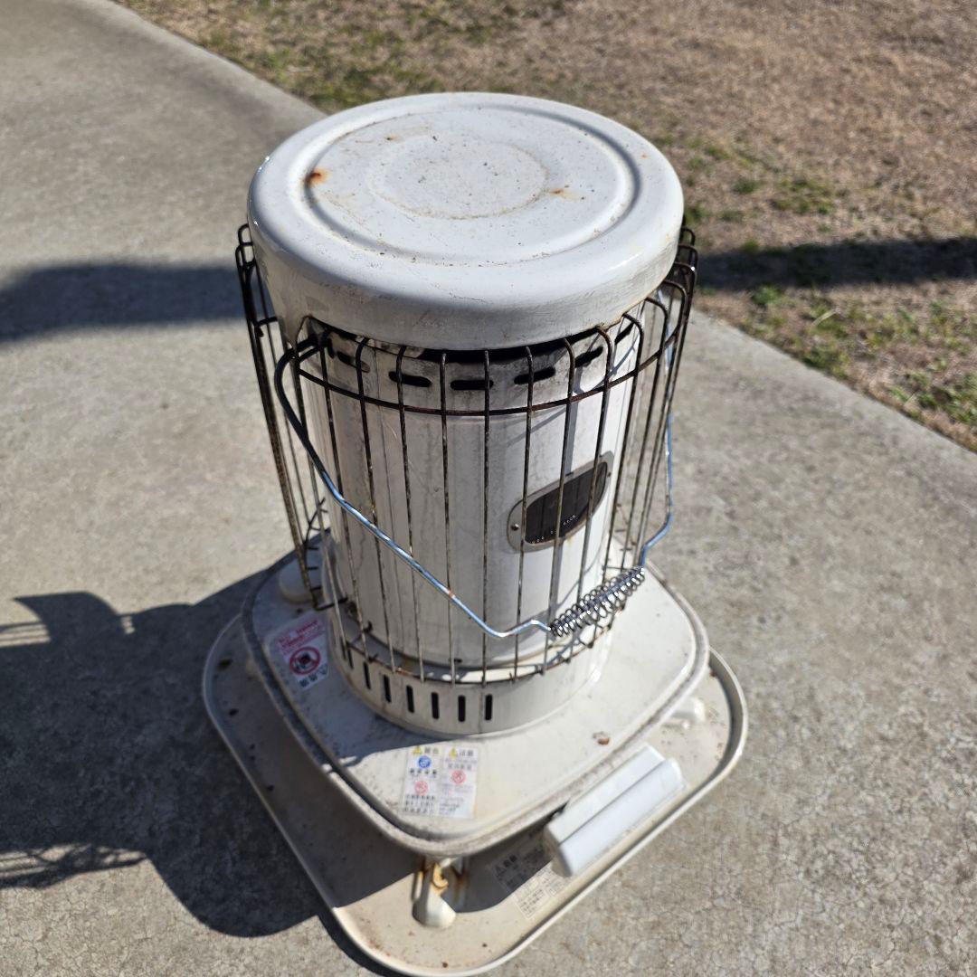 コロナ 円筒形 自然気化式機能 ホワイト石油ストーブ SLシリーズ