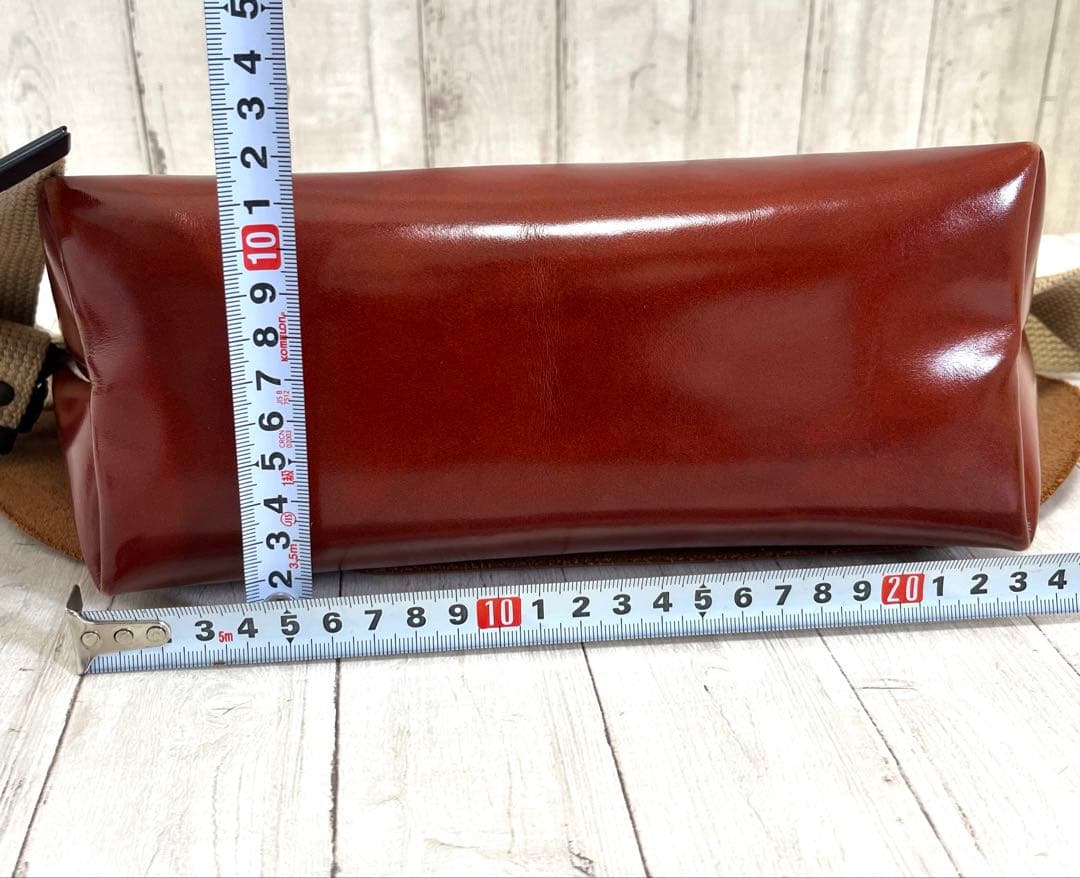 Uni&co. 牛革　メッセンジャーバッグ　キャメル　ショルダーバッグ