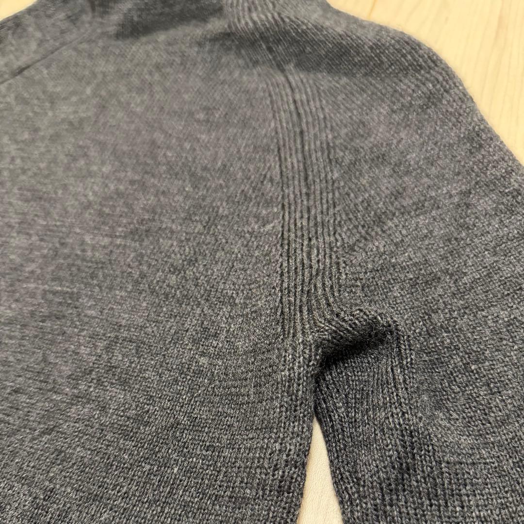 LIMI feu リミフゥ フード付き モンキーニット ウール100% S