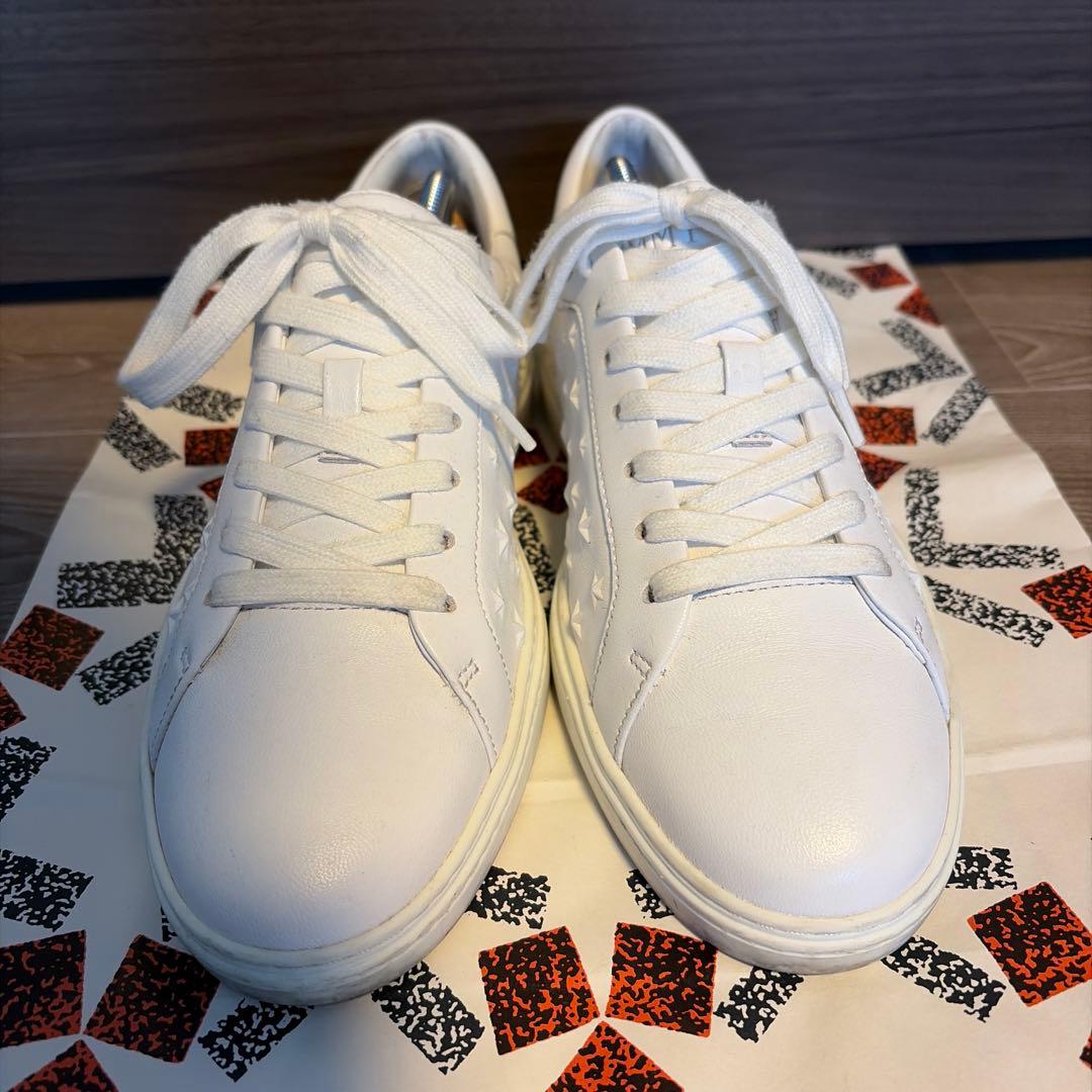 JIMMY CHOO ホワイト レザー スニーカー　40サイズ