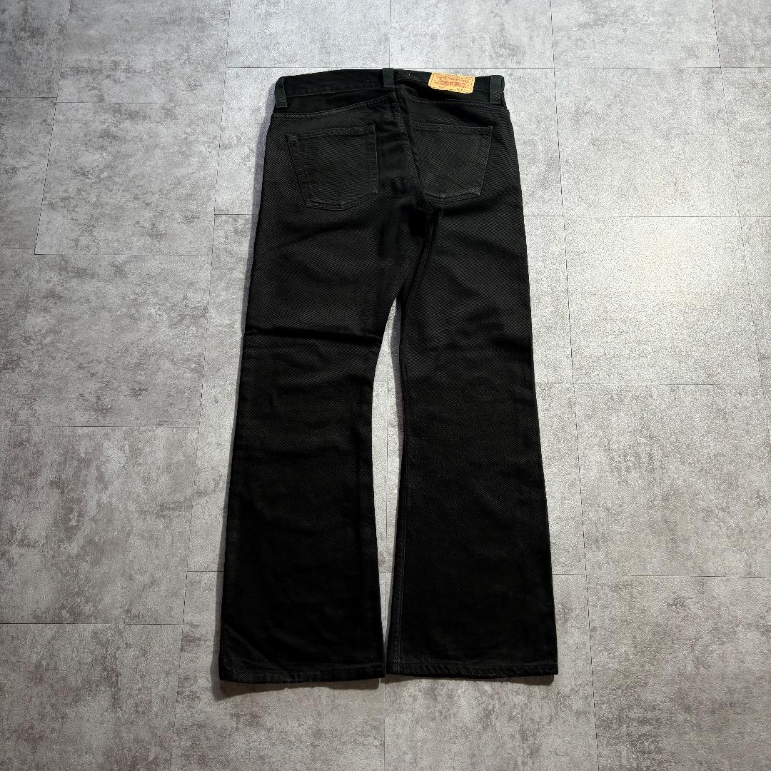 【W32 L30】00s europe levi's black 512