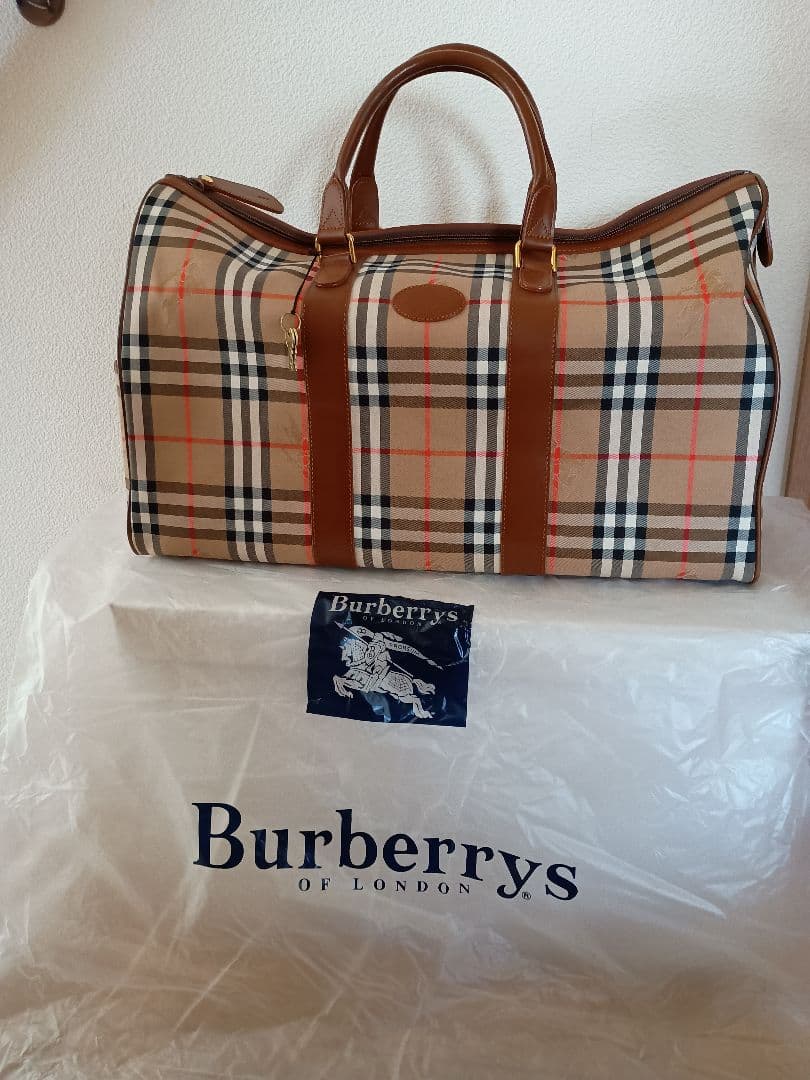 Burberrys チェック柄 ボストンバッグ & ショルダーバッグ セット