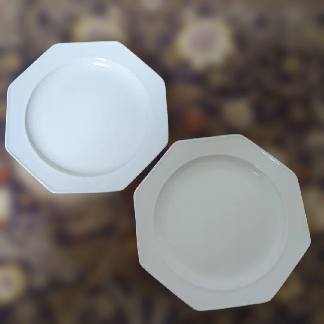 【岡田直人さん】未使用品　 八角形　平皿　 2枚セット オクトゴナル　プレート
