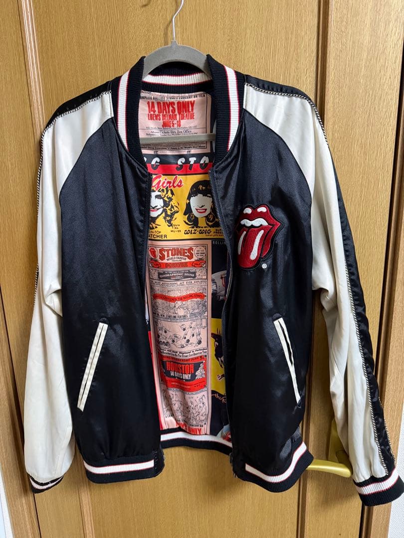 ローリングストーンズ スカジャン リバーシブル 東洋エンタープライズ 港商