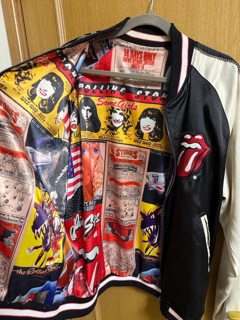 ローリングストーンズ スカジャン リバーシブル 東洋エンタープライズ 港商