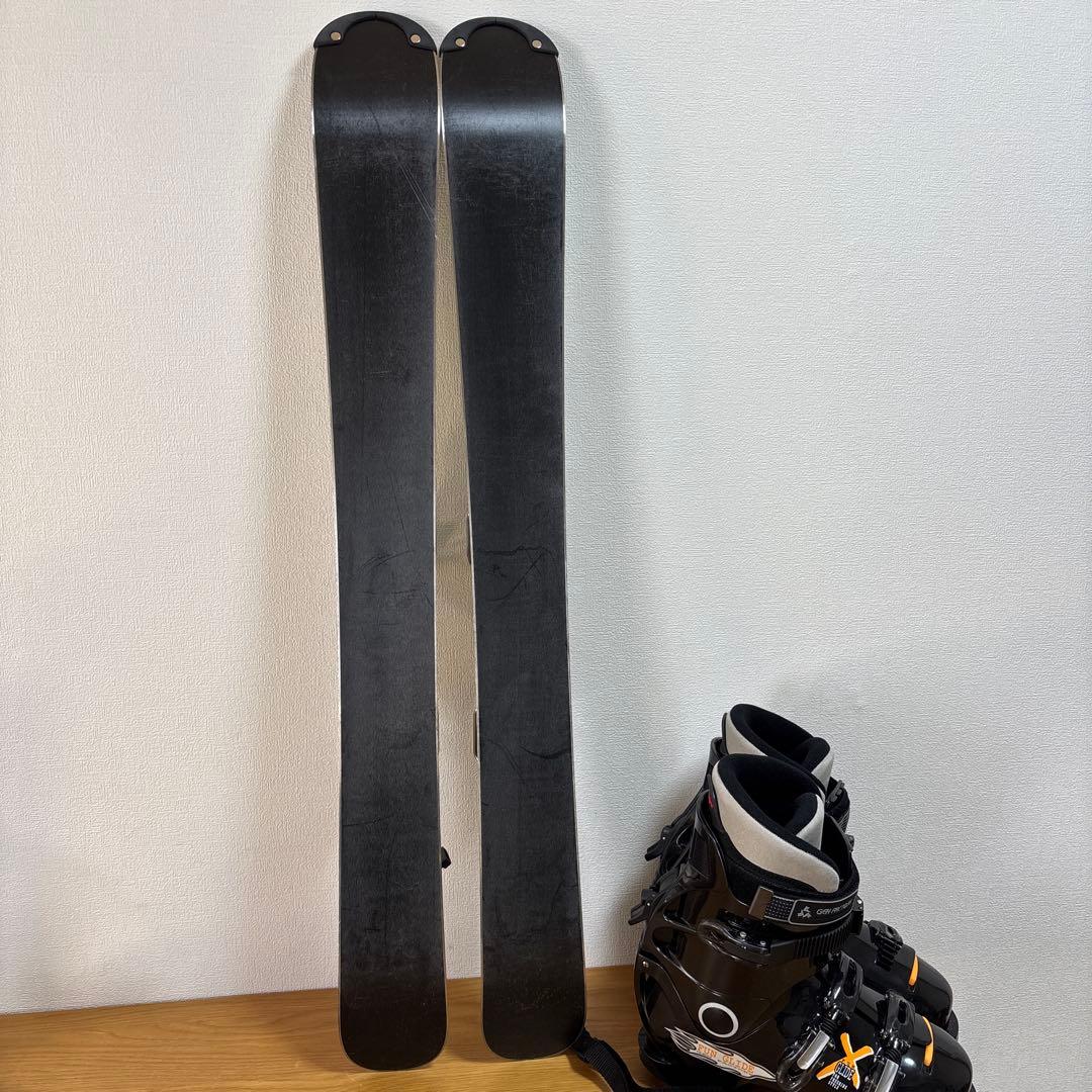 メンズ　ショートスキー　ファンスキーセット　gen 26-26.5cmブーツ付