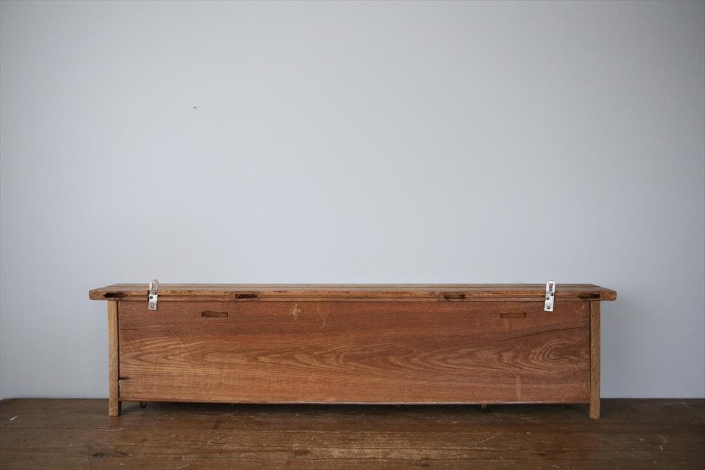 フランスアンティーク木製ウォールフック/シェルフ/壁掛けラック(86-162)