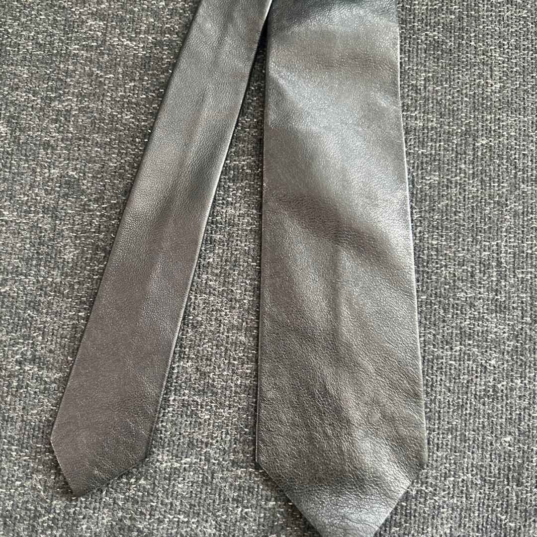 agnès b. Leather Tie Made in France レザー