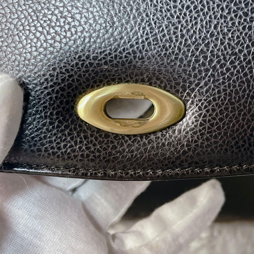 美品 OLD COACH オールドコーチ マディソン ターンロック 黒