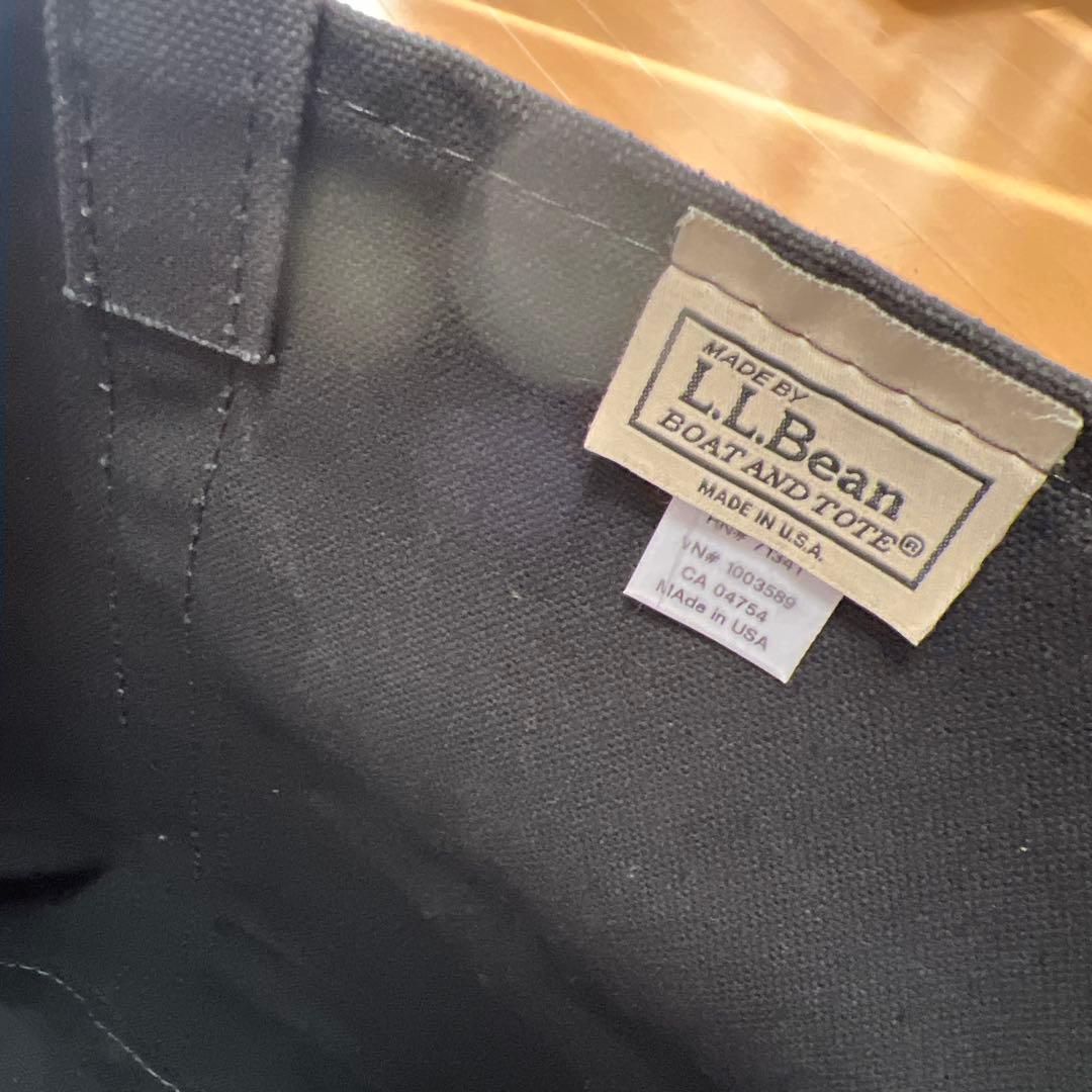 エルエルビーン　ボートアンドトート　オープントップ　ブラック