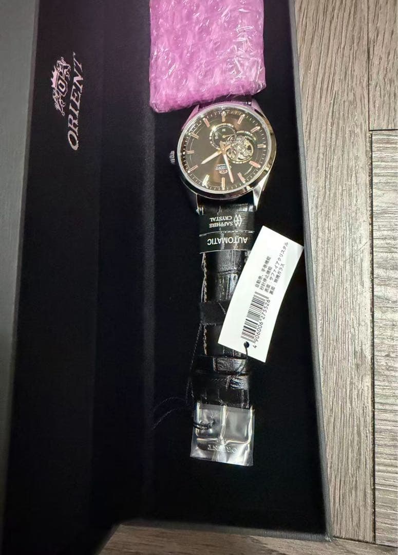 オリエント ORIENT 腕時計　セミスケルトン 自動巻(手巻付き) メンズ