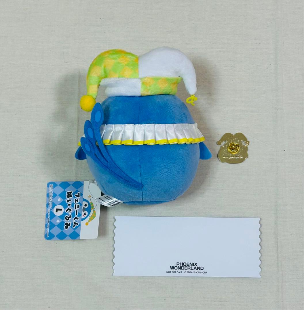 フェニラン フェニーくんぬいぐるみ 桐谷遥 チケット風カード ピンバッジ