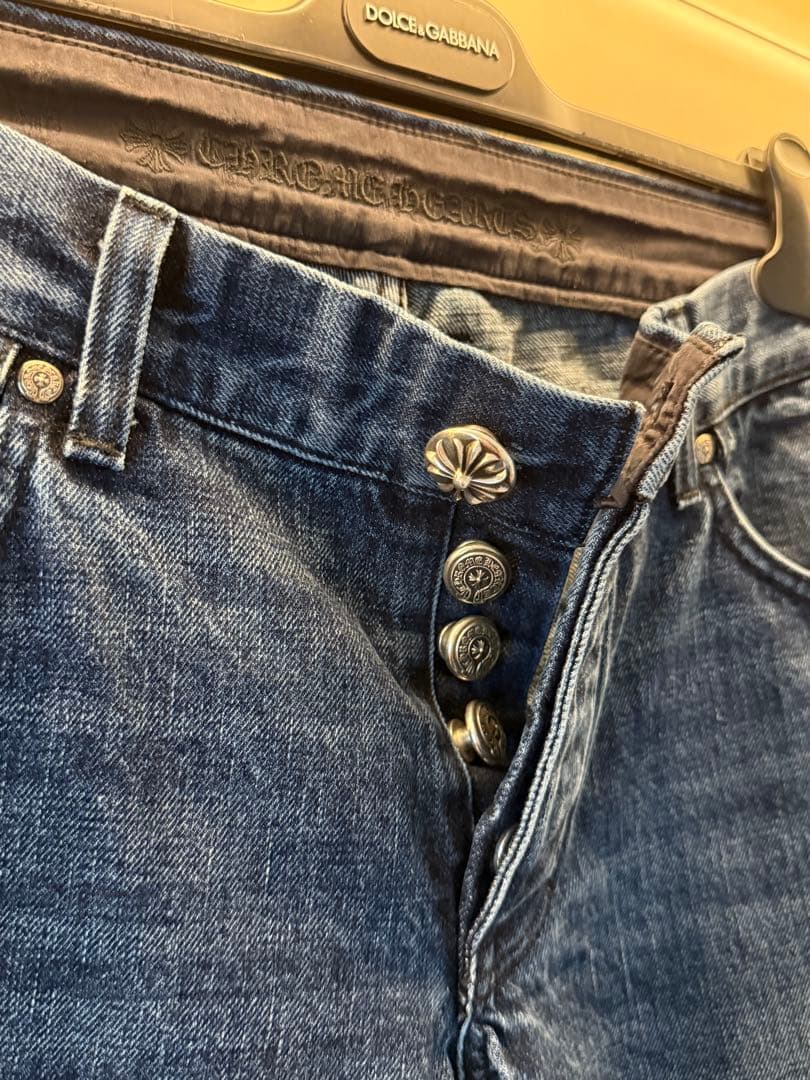 新品未使用 CHROME HEARTS クロムハーツ フレアデニムパンツ 34