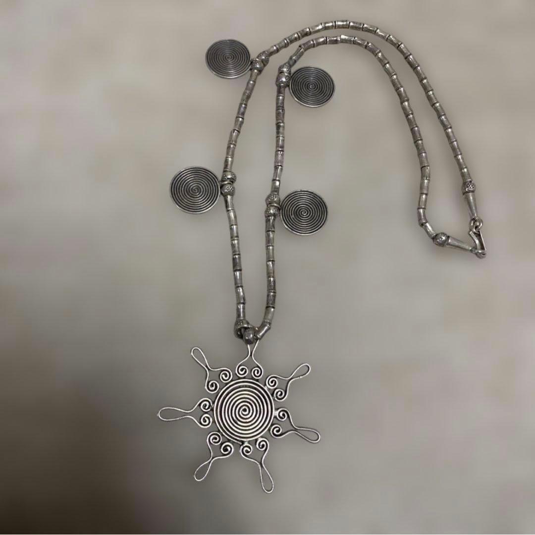 カレン族 カレンシルバー ネックレス ナジャ