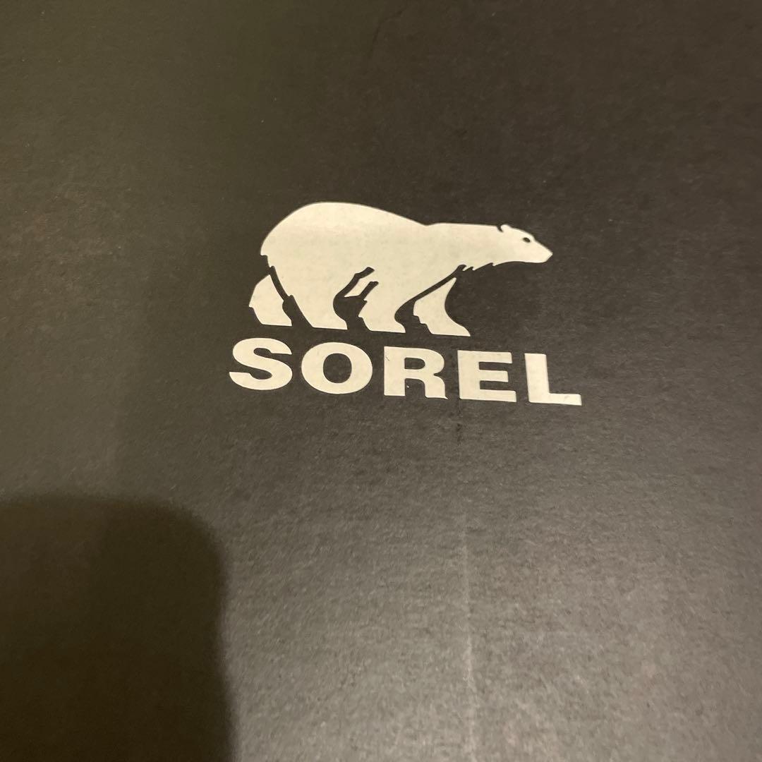 SOREL グレー レースアップブーツ