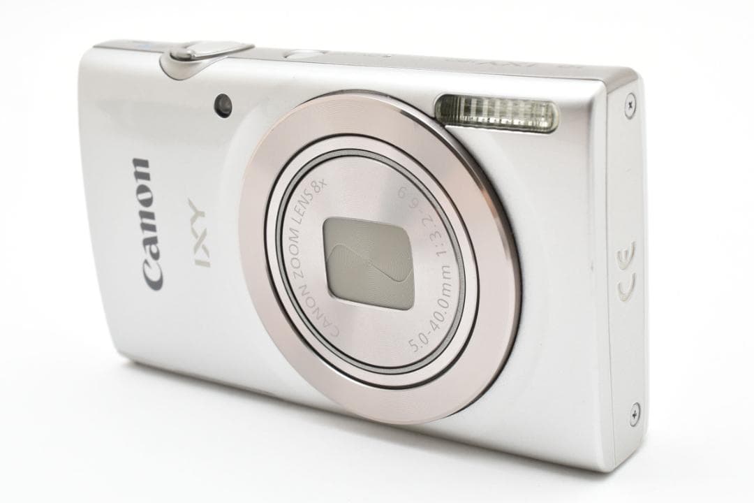 超美品 キヤノン IXY180 コンパクトデジタルカメラ シルバー Canon