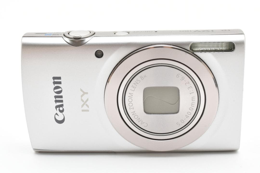 超美品 キヤノン IXY180 コンパクトデジタルカメラ シルバー Canon