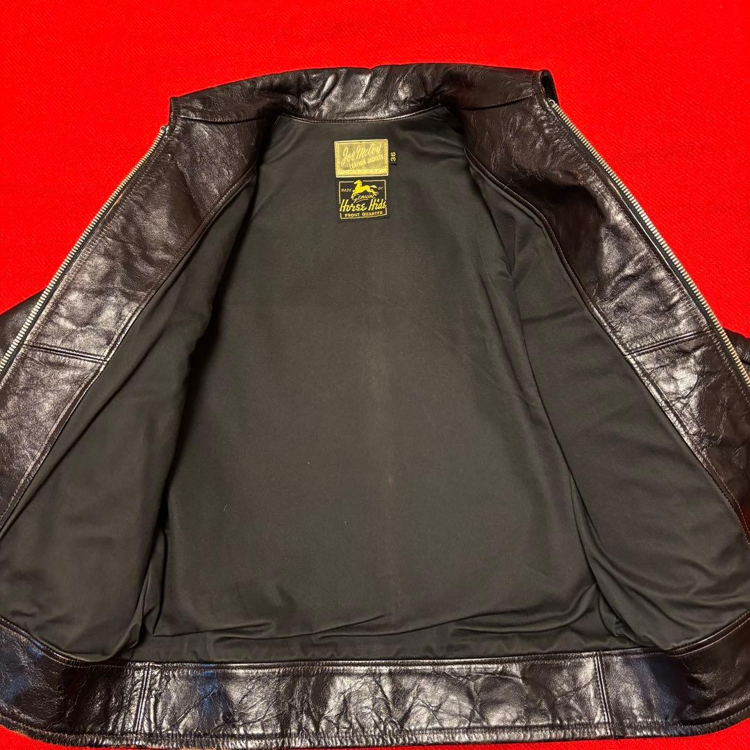 JOE McCOY ジョーマッコイ 30sレザースポーツジャケット