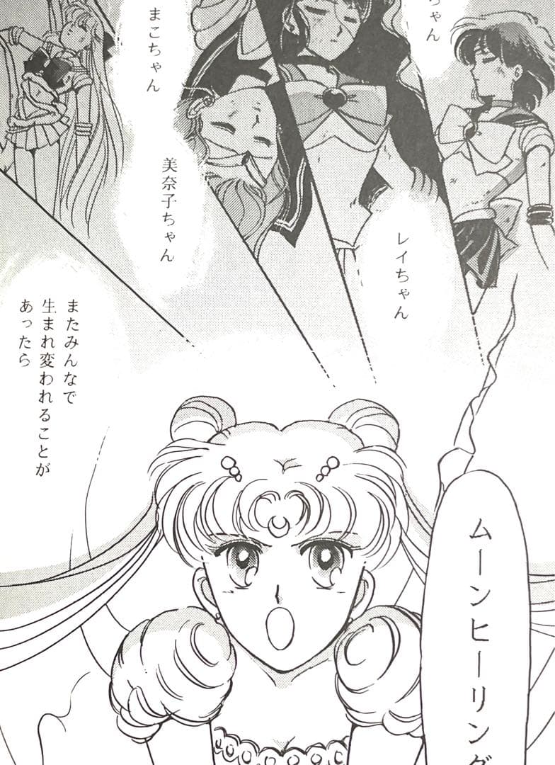 セーラームーン同人誌　最終決戦のアフターストーリー　ダークキングダム大図鑑