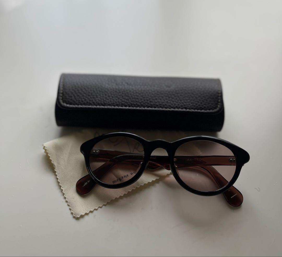 AKITTO「cel4」2019 サングラス48◻︎22パープル×ブラウンアキット