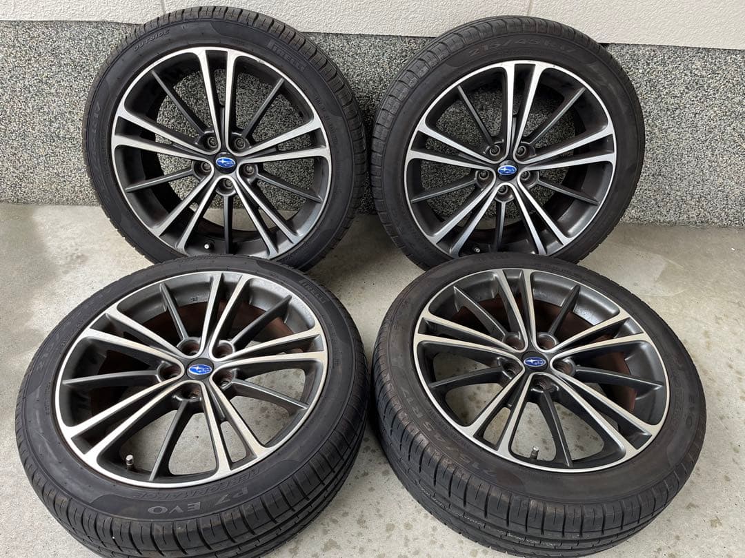 【引取歓迎】BRZ ZC6 純正17インチ ピレリP7EVO 215/45R17