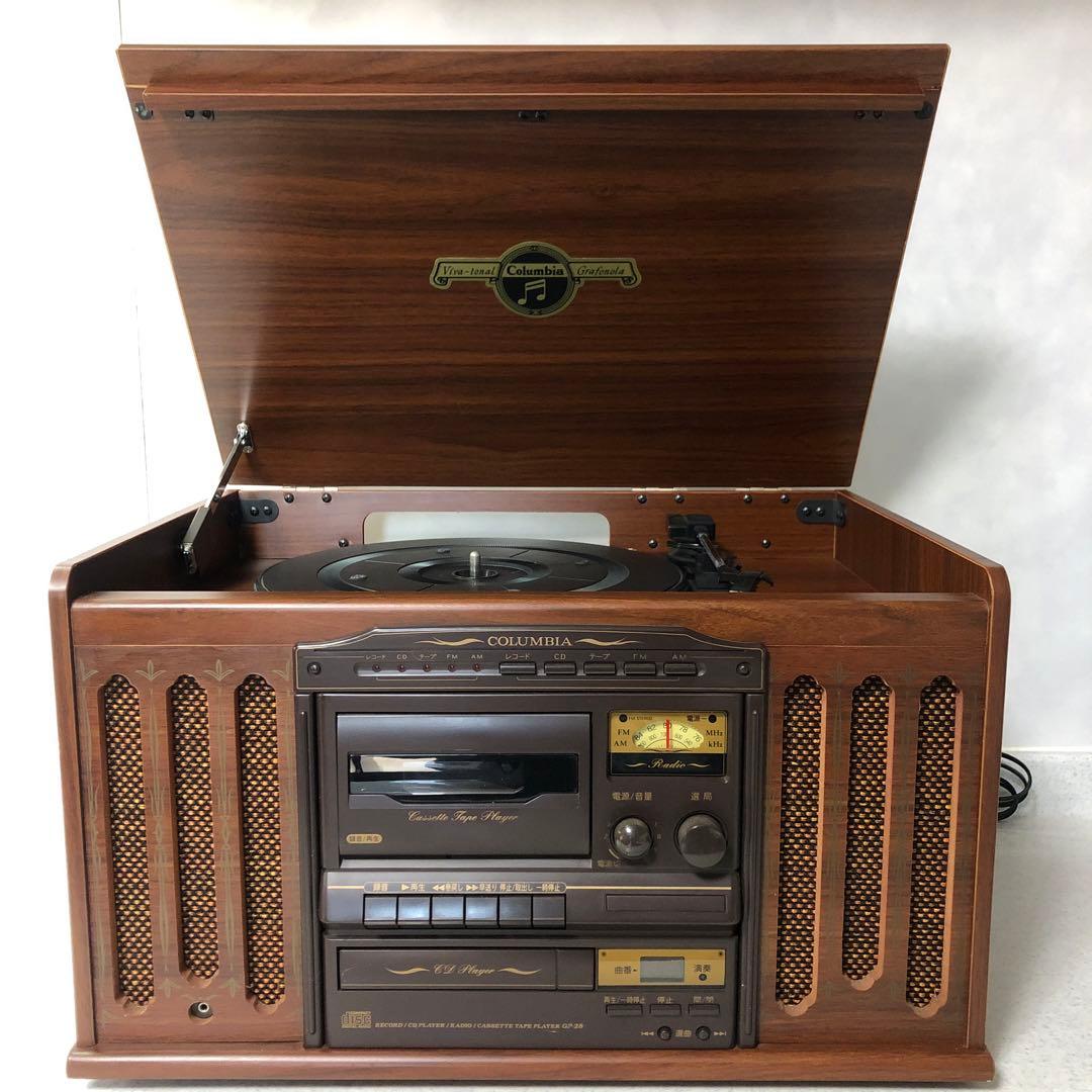 レコード　ラジオ　CD カセットテーププレーヤーCOLUMBIA GP-28