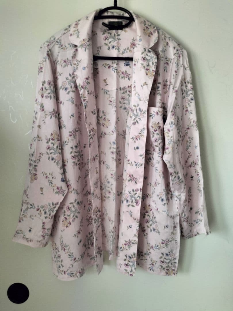 ワコール ミントン 高級シルクパジャマ 上下セット Ｌサイズ