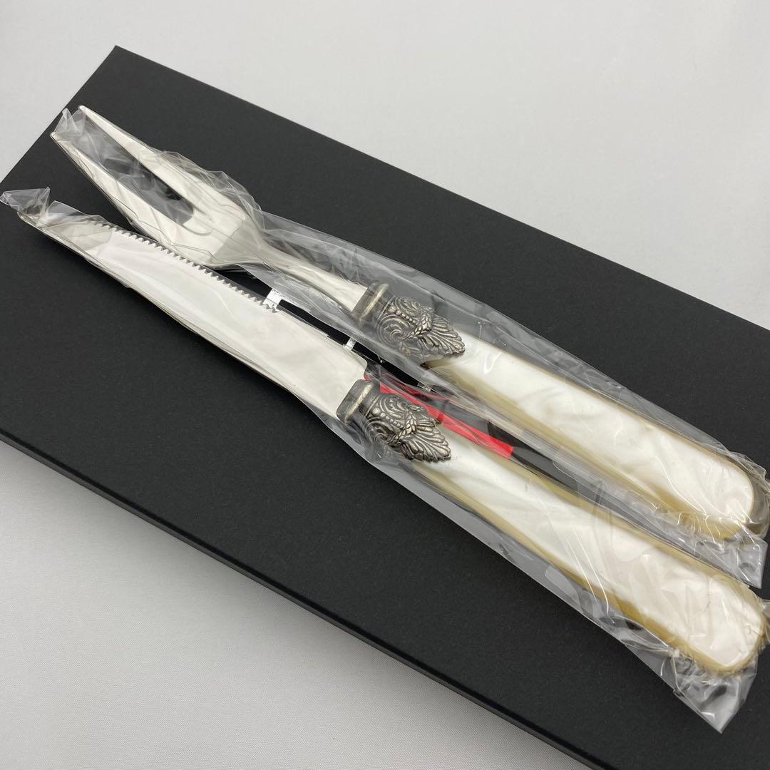 EME エメ　ステーキセット　カトラリー　フォーク　ナイフ　ペア　イタリア製