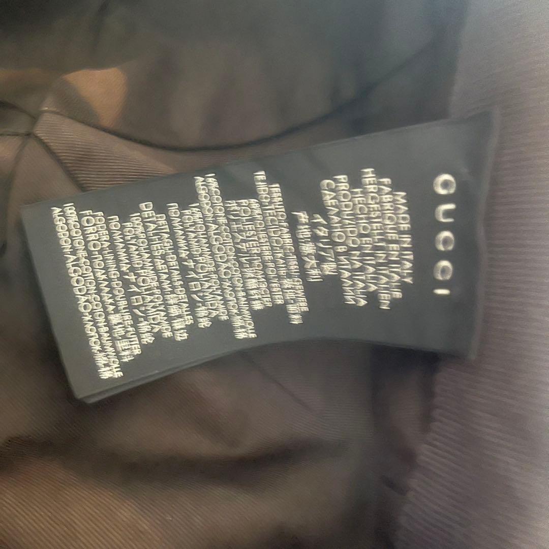 ユニセックス GUCCI ウェブストライプ付きGGキャンバスベースボールキャップ