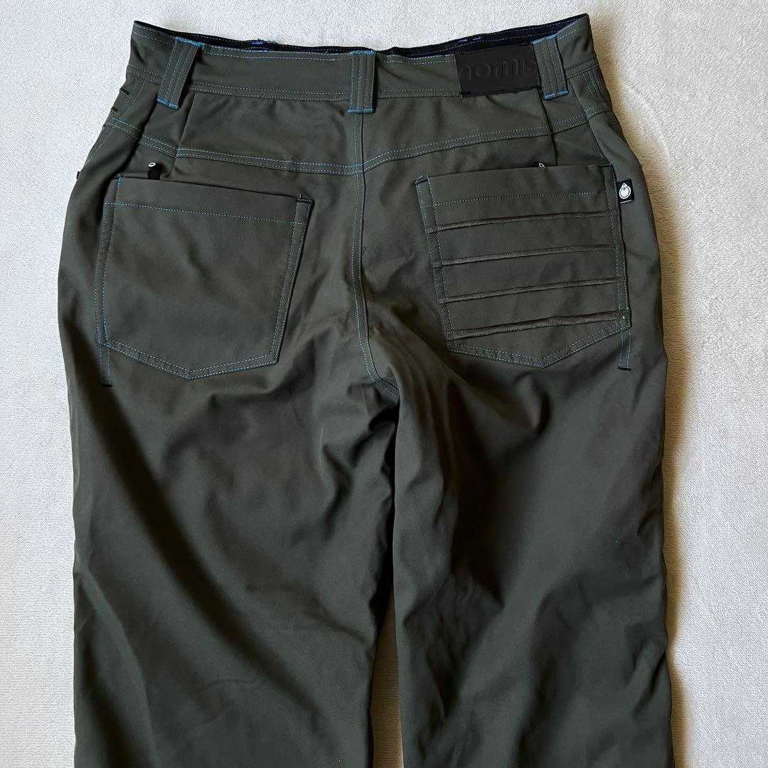 NOMIS ノーミス L スノーボードウェア上下 セットアップ 緑 チェック