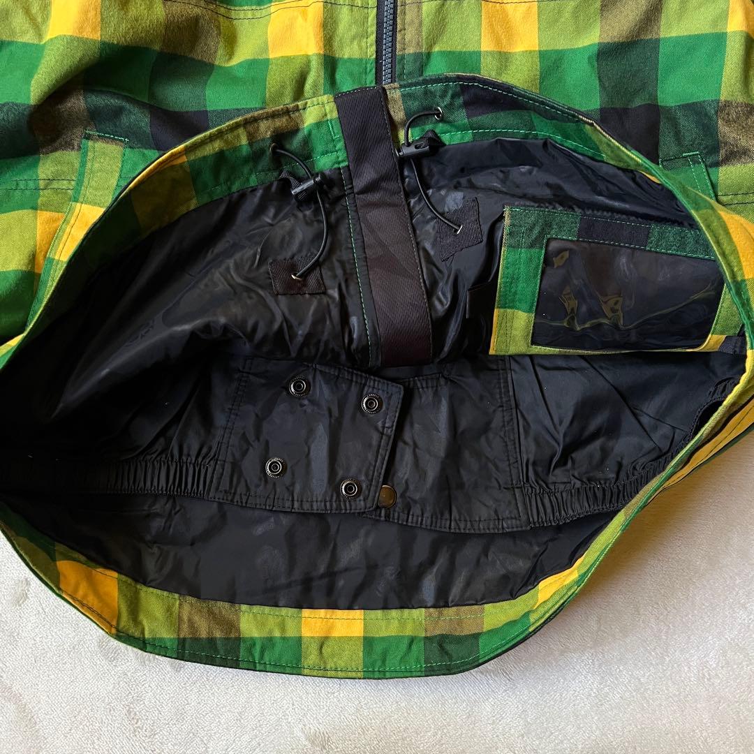 NOMIS ノーミス L スノーボードウェア上下 セットアップ 緑 チェック