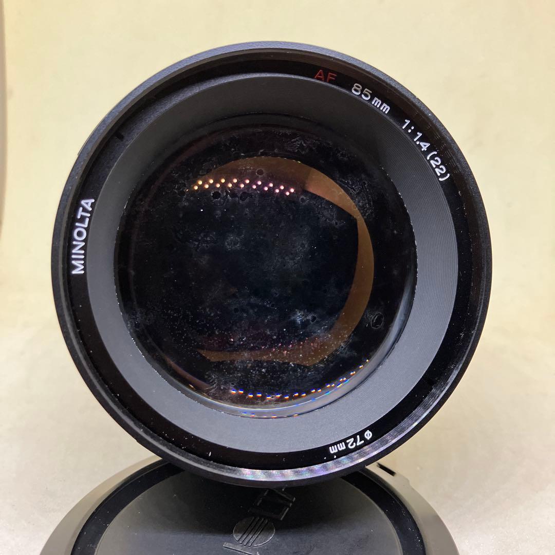 MINOLTA AF 85mm F1.4 難あり品(ジャンク)になります。