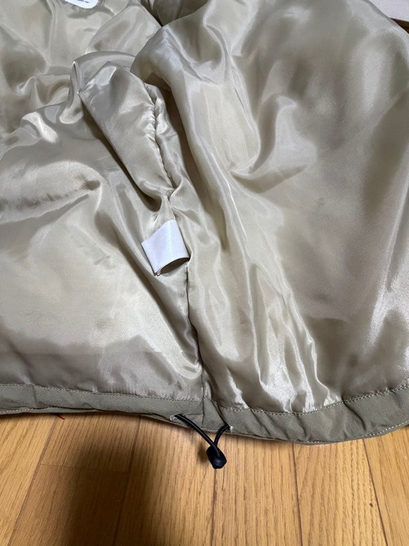 blue willow フード付きダウンジャケット ベージュ